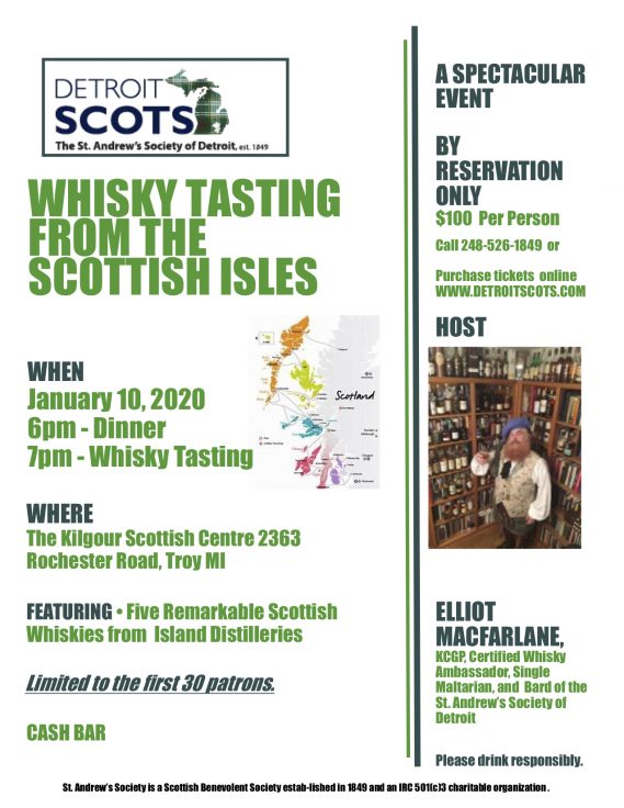 Scottish Isles Whisky Tasting Scottish Isles Whisky Tasting