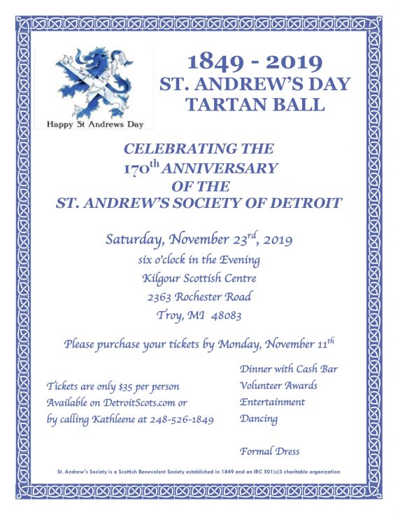 2019 St Andrew's Day Ball 2019 St Andrew's Day Ball