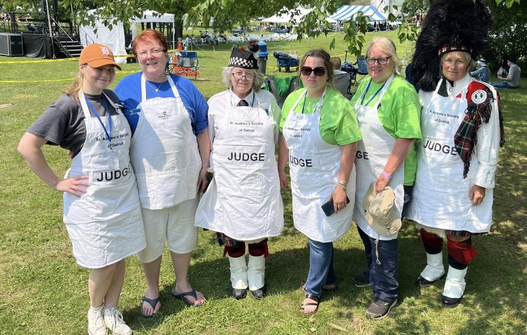 St. Andrew's Society of Detroit Shortbread Cookie Judges