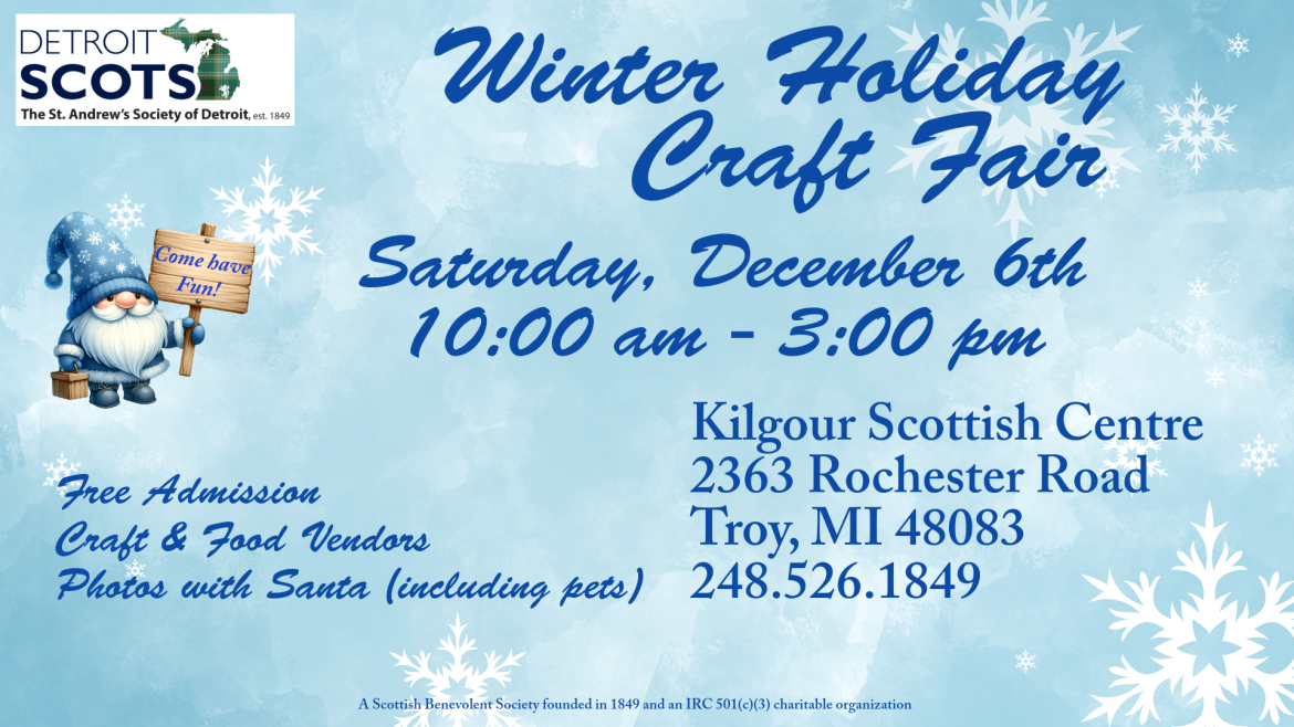 10-31 Winter Holiday Craft Fair
