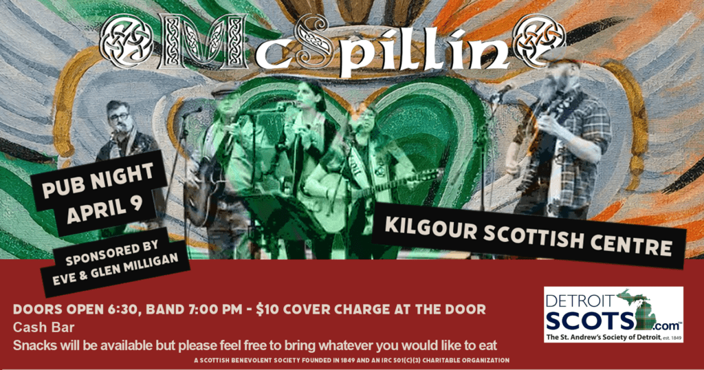 McSpillin concert April 9, 2026