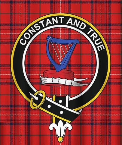Rose Clan Crest and Tartan