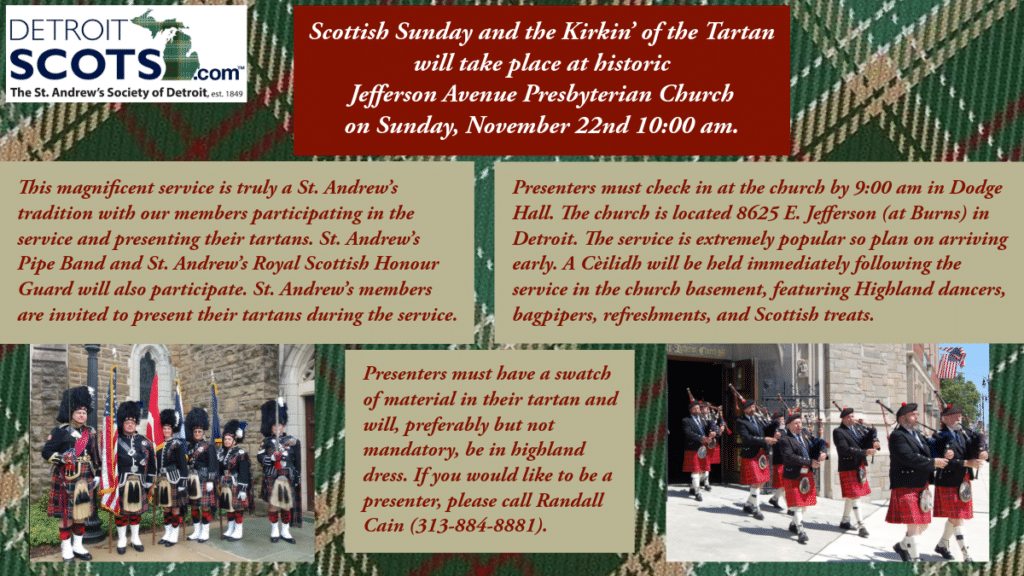 Kirkin of the Tartans at Jefferson Presbyterian Church 11-22-26